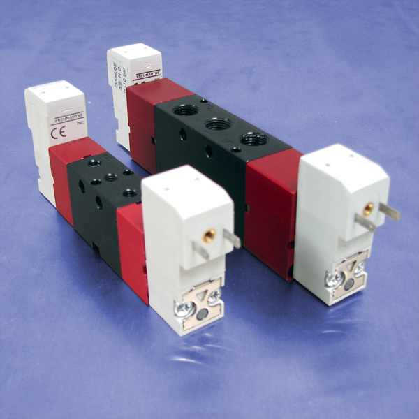 Spade Connector (24V DC 4Way, Double Solenoid Valves) Pneumadyne